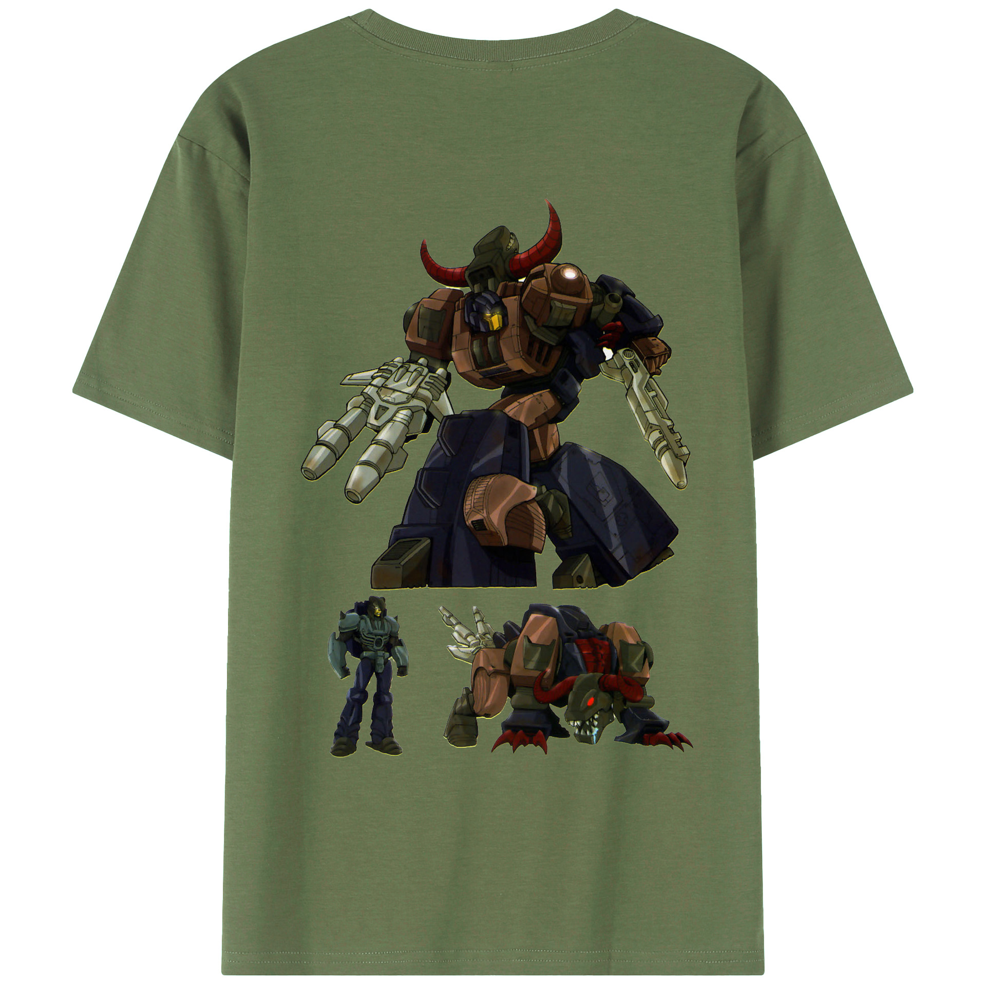 （画像用）  綿100％ メンズ半袖Tシャツ（バックプリント） 通気性